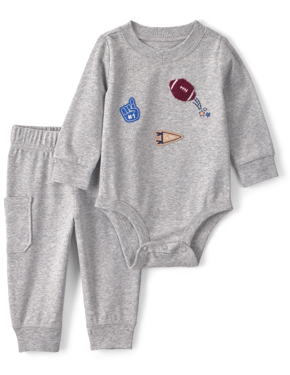 Conjunto casual de algodón para bebé niño Conjunto casual de algodón para bebé niño