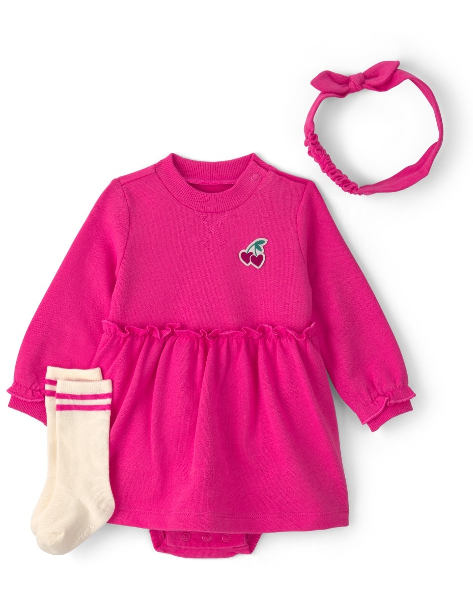 Conjunto casual de algodón para bebé niña Conjunto casual de algodón para bebé niña