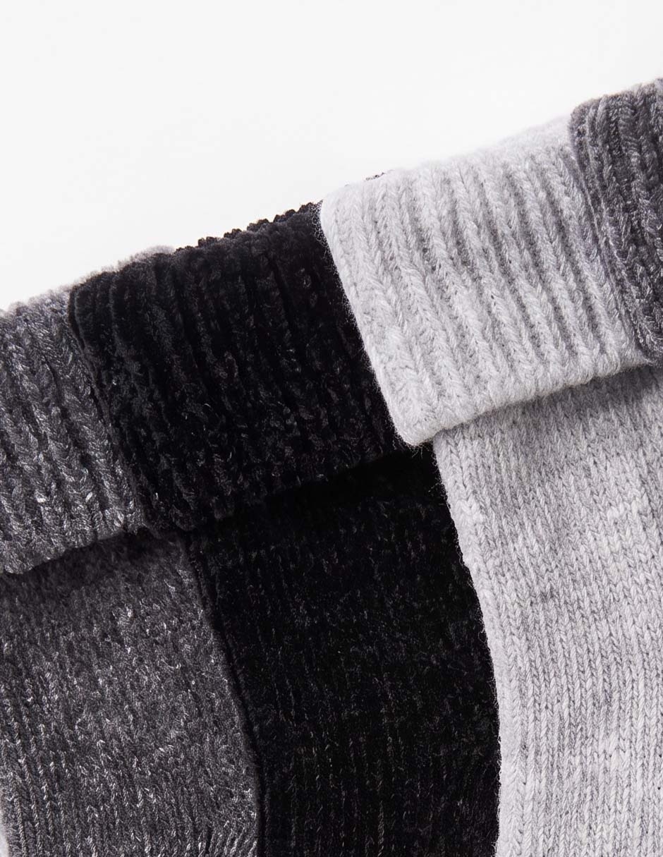 Set de tín antiderrapante de algodón para bebé unisex 6 pares 2