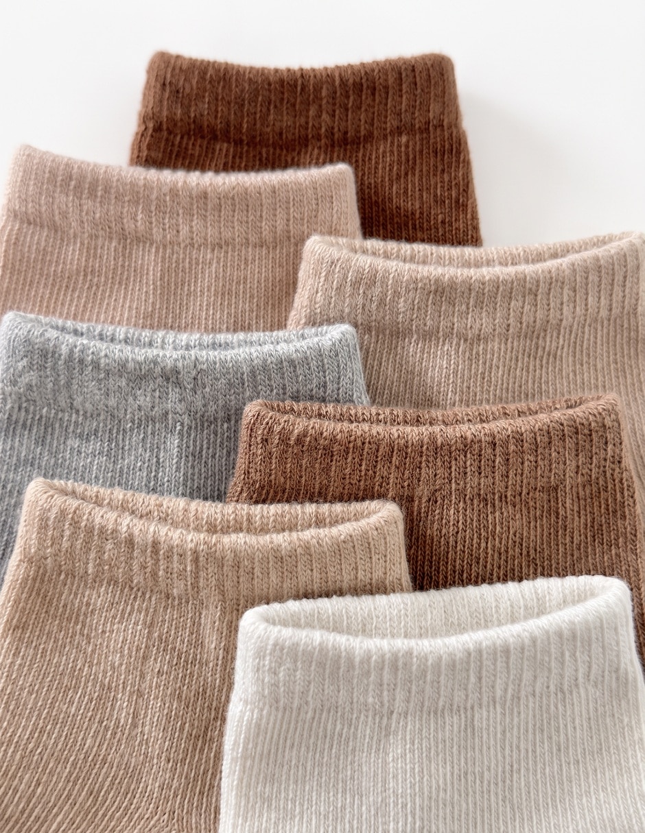 Set calcetín antiderrapante de algodón para bebé unisex 6 pares 2