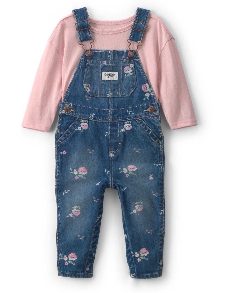 Conjunto casual de algodón para bebé niña