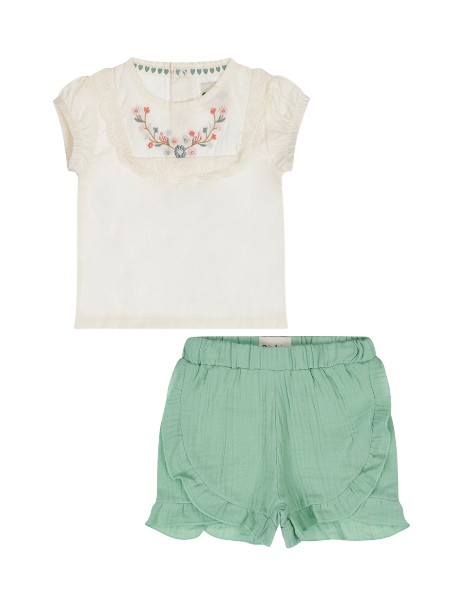 Conjunto de algodón Bebé