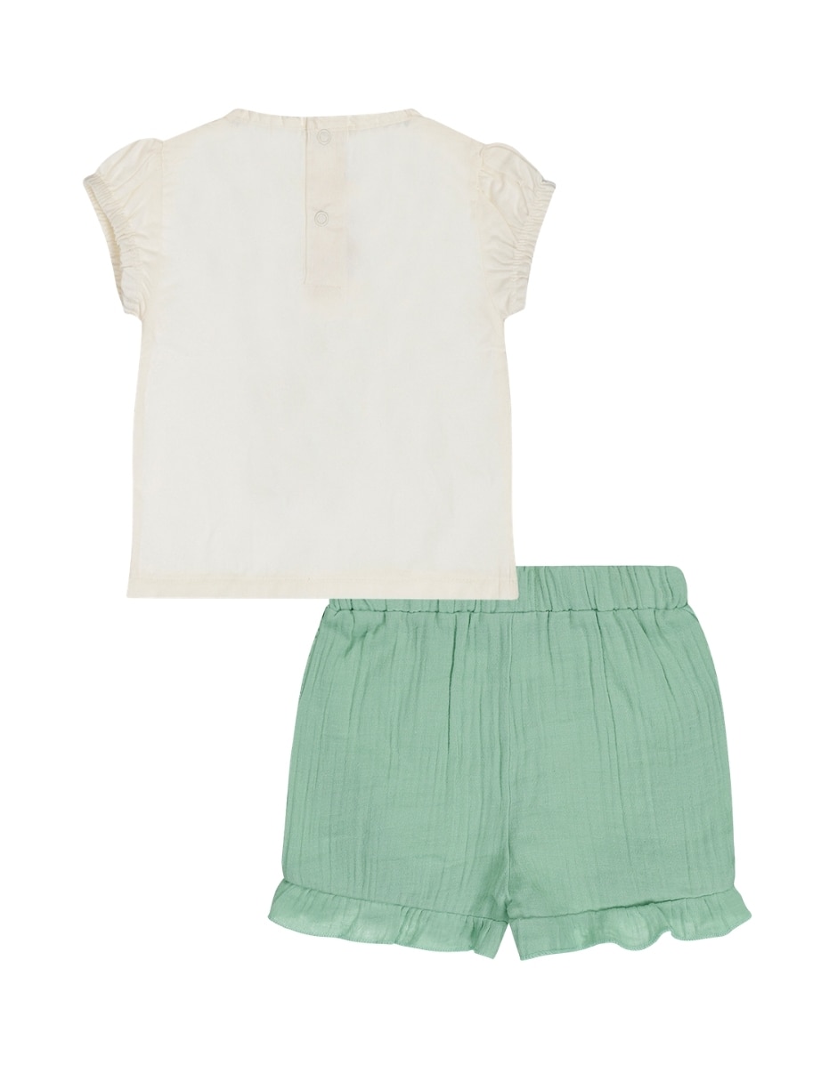 Conjunto de algodón Bebé 5