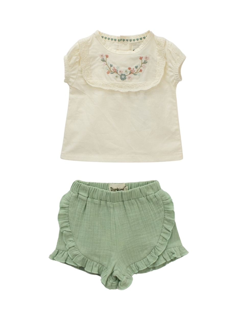 Conjunto de algodón Bebé 3
