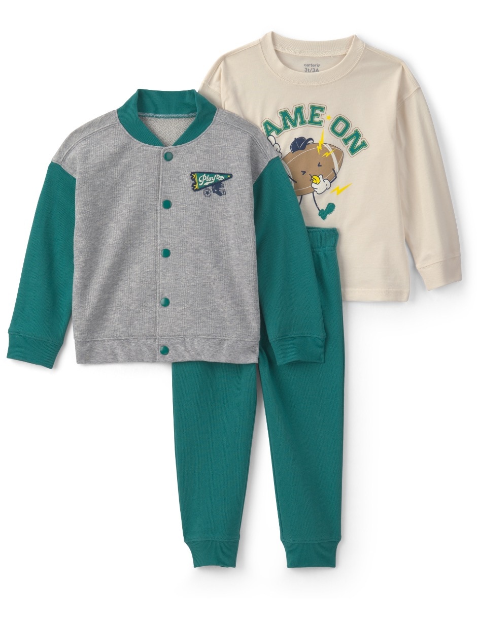 Conjunto casual de algodón para infantil niño Conjunto casual de algodón para infantil niño