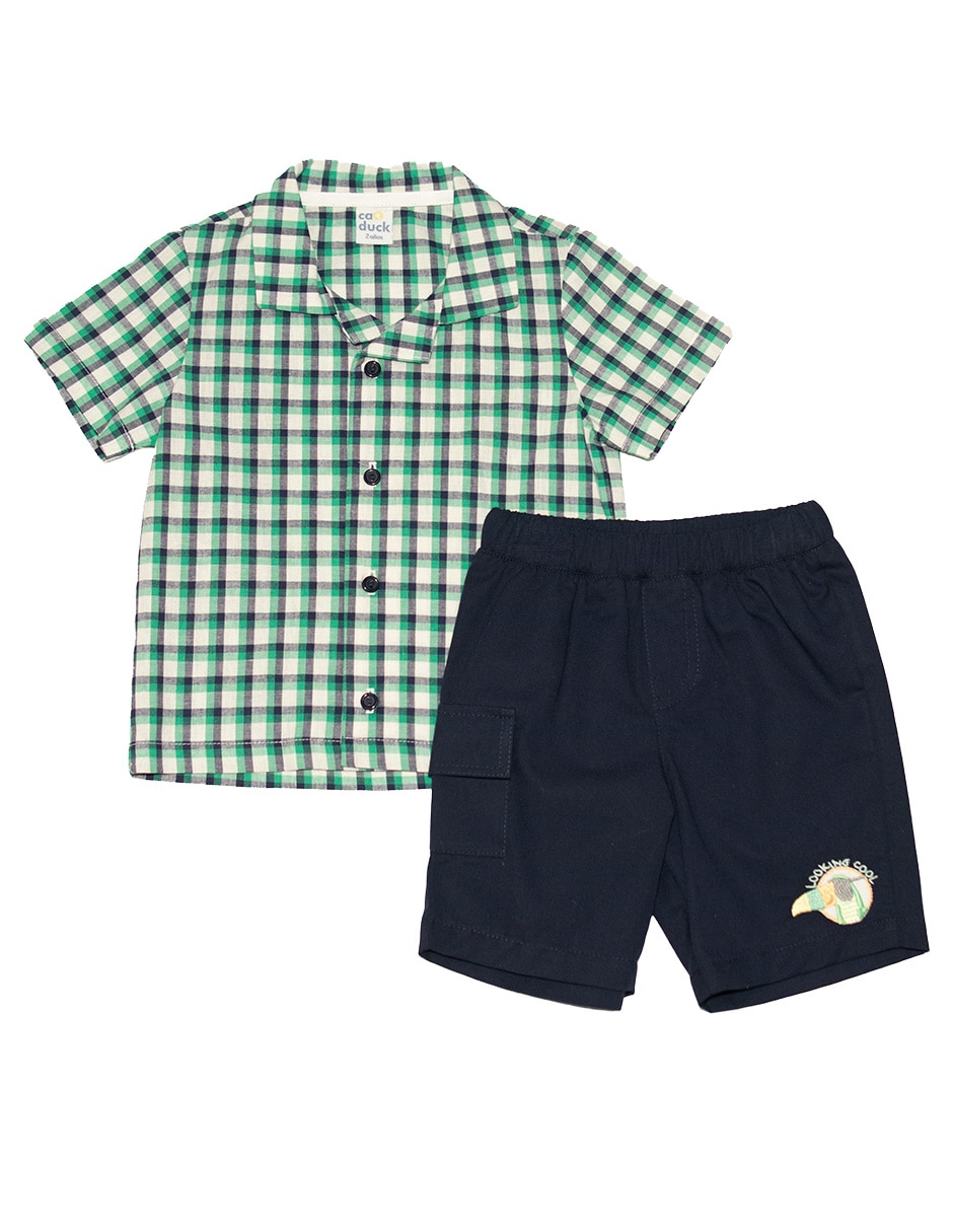 Conjunto casual de algodón para bebé niño