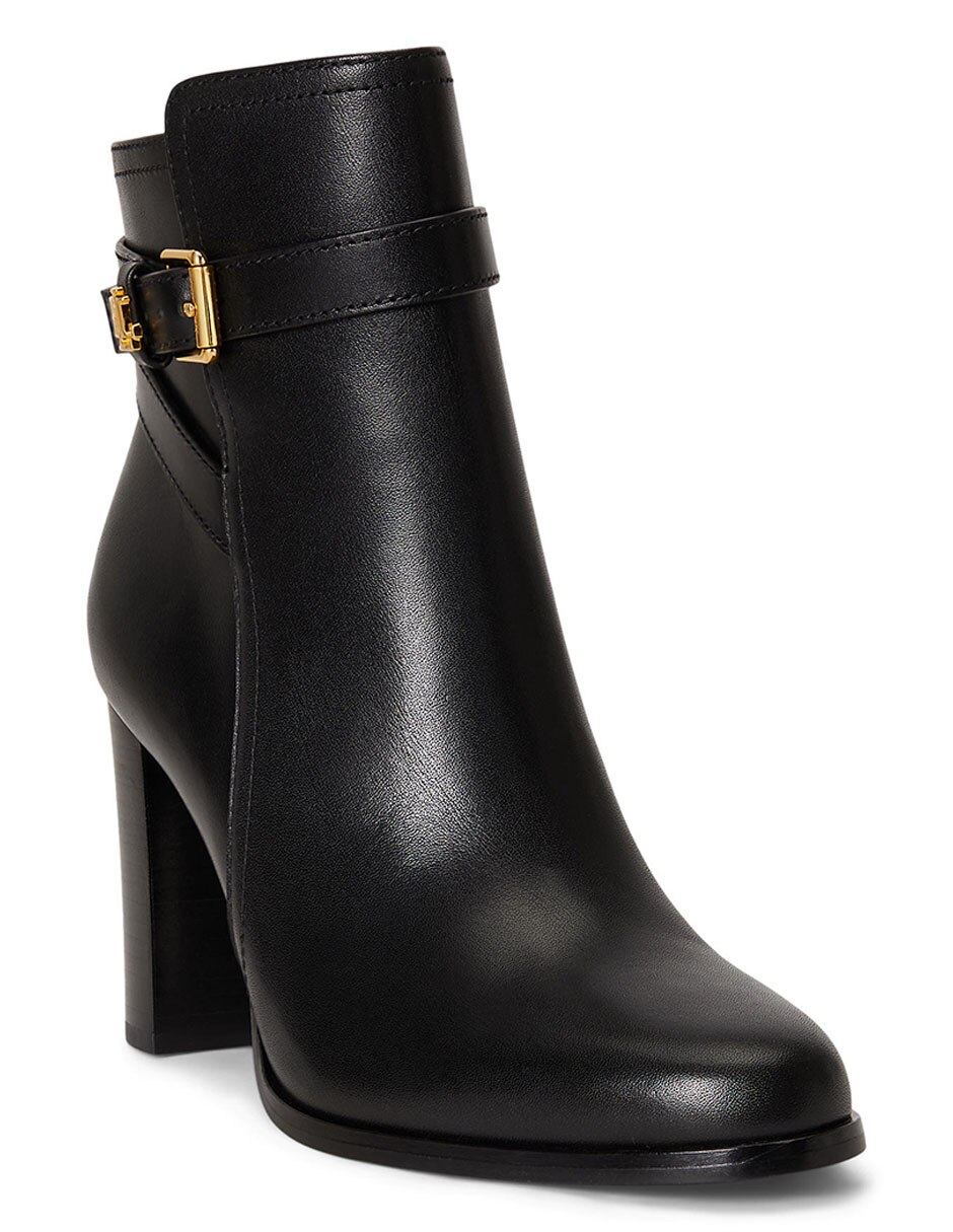 Bota al tobillo de piel para mujer Bota al tobillo de piel para mujer
