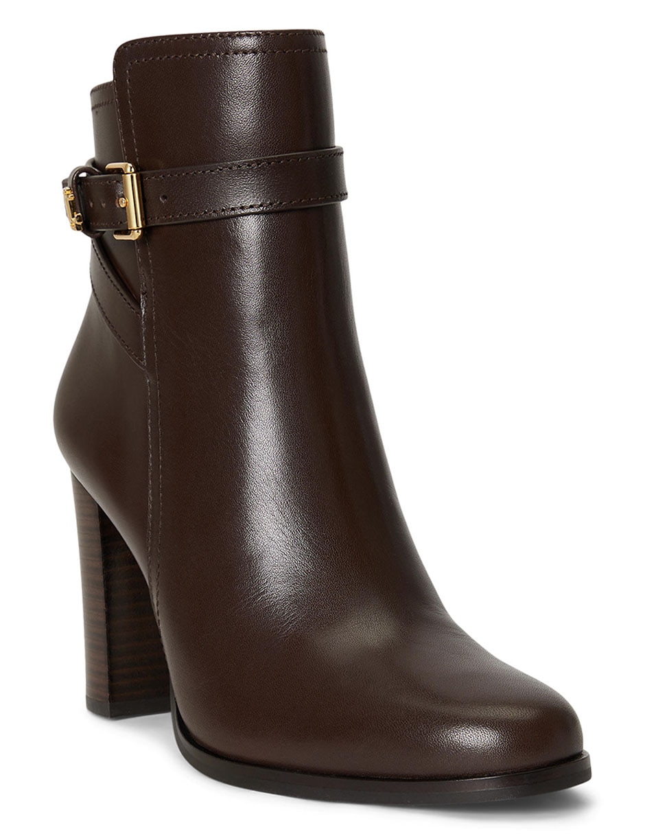 Bota arriba del tobillo de piel para mujer Bota arriba del tobillo de piel para mujer