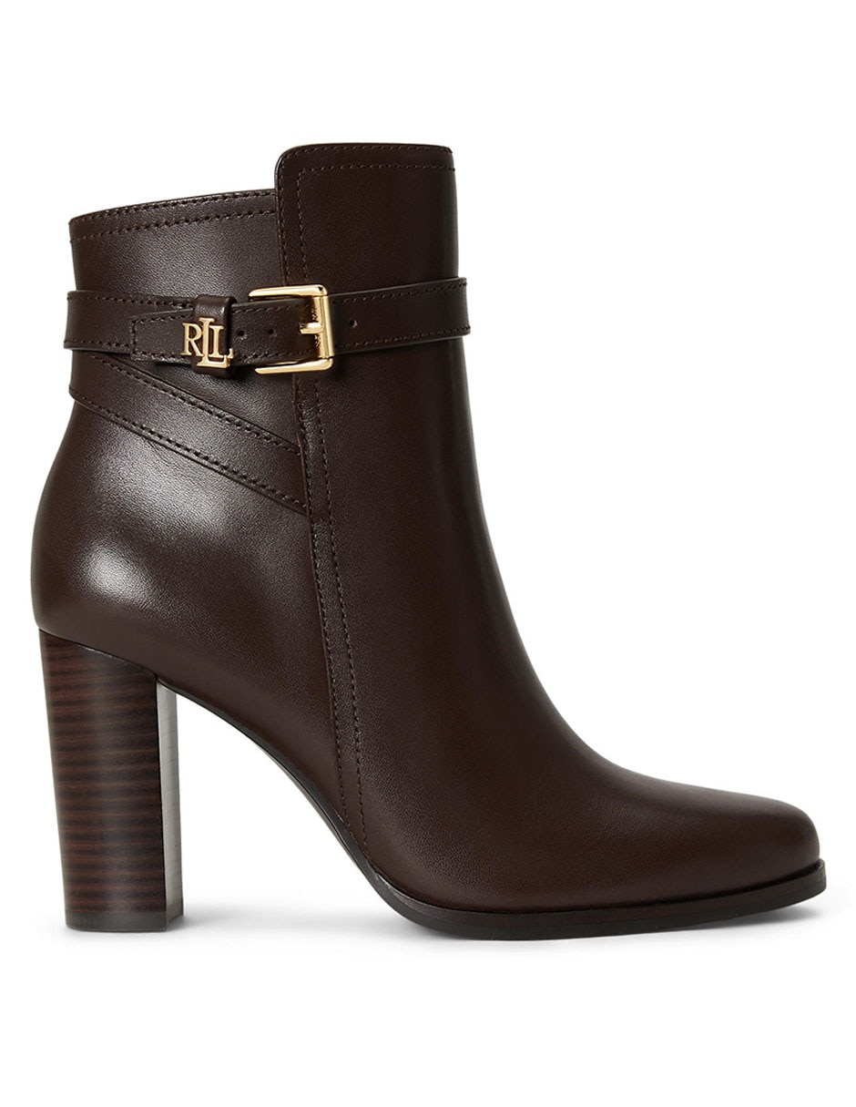 Bota arriba del tobillo de piel para mujer 3