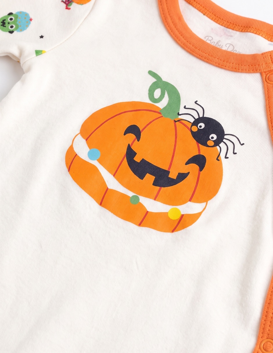 Mameluco HALLOWEEN de Algodón para Bebé Niño 6