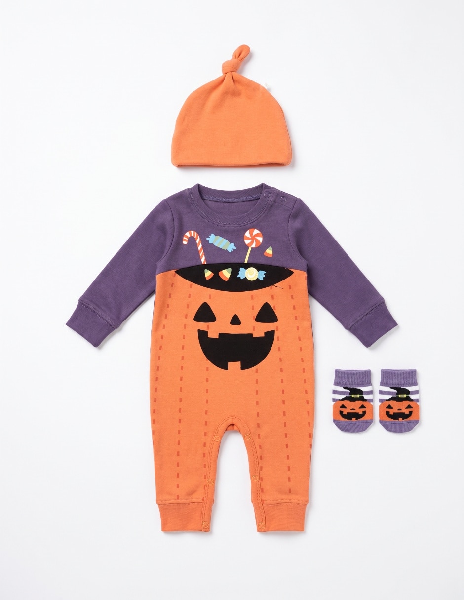 Conjunto Casual HALLOWEEN de Algodón para Bebé Niño Conjunto Casual HALLOWEEN de Algodón para Bebé Niño