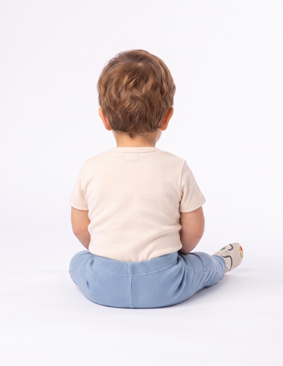Conjunto de 3 piezas de algodón y elastano para bebé niño 2