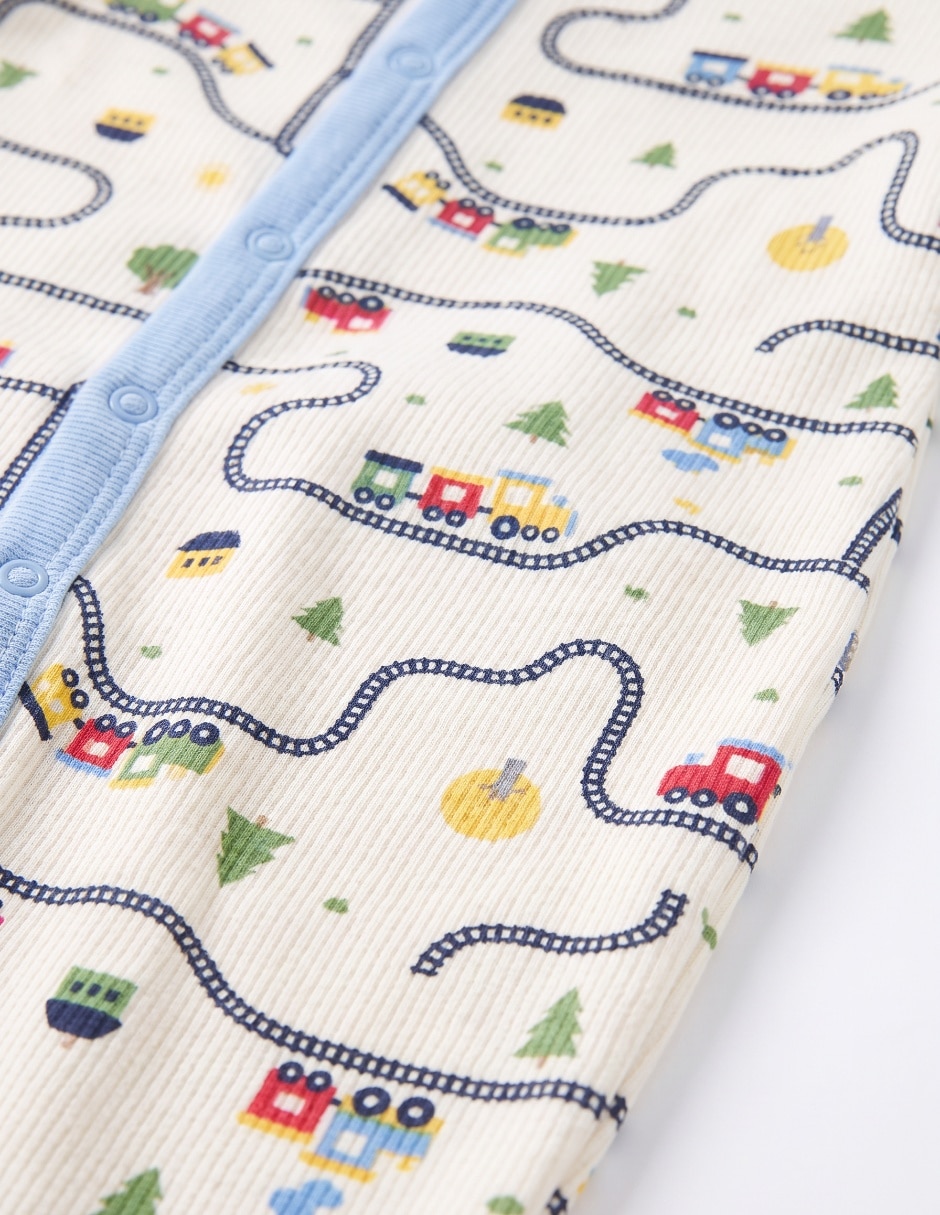 Conjunto de 3 piezas de algodón y elastano para bebé niño 5