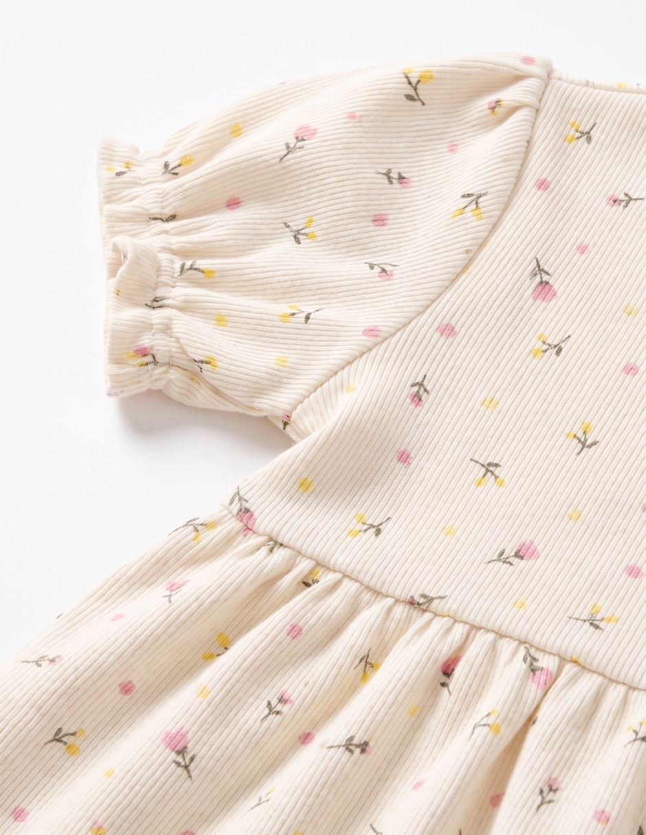 Conjunto casual de algodón y elastano para bebé niña 5