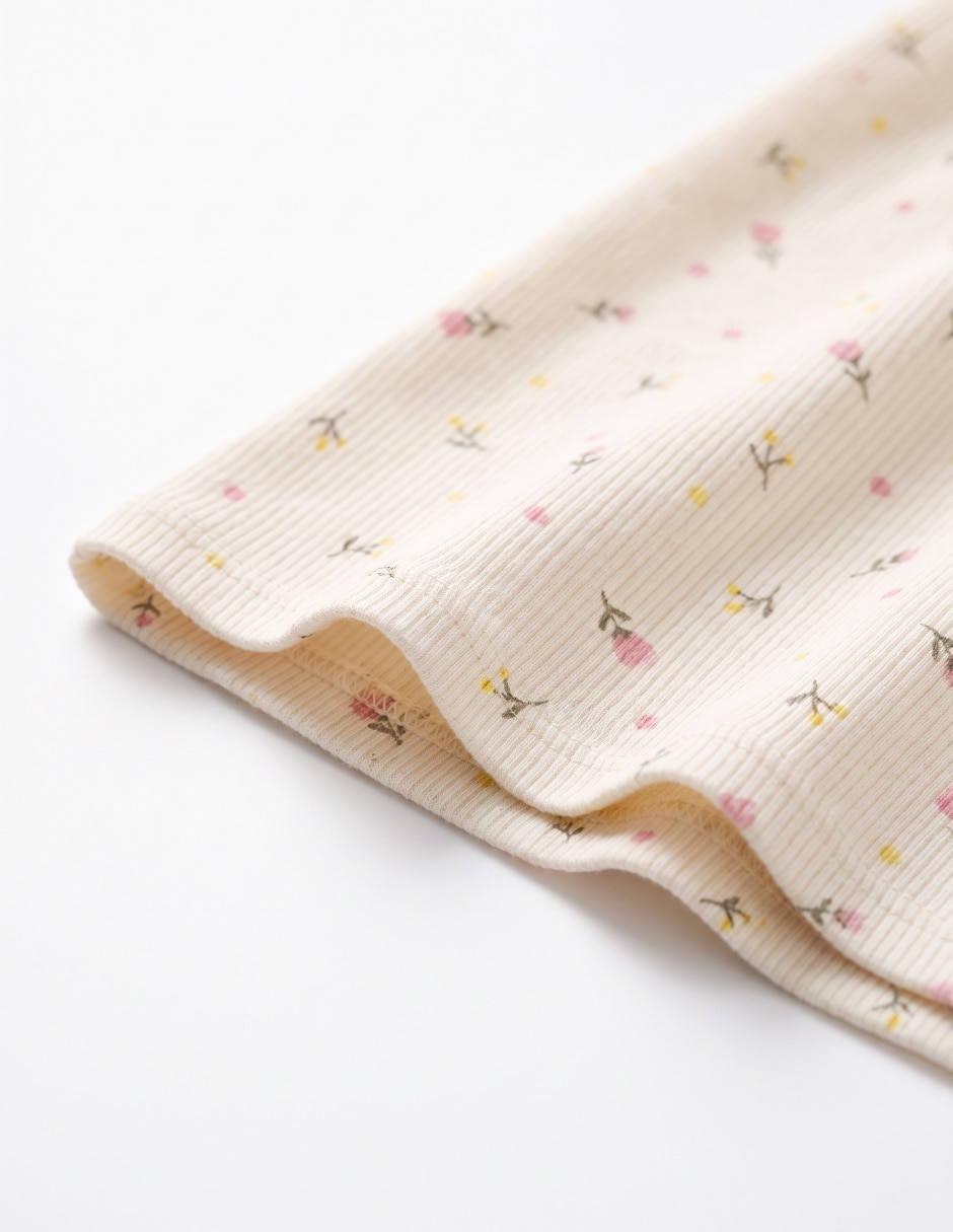 Conjunto casual de algodón y elastano para bebé niña 6