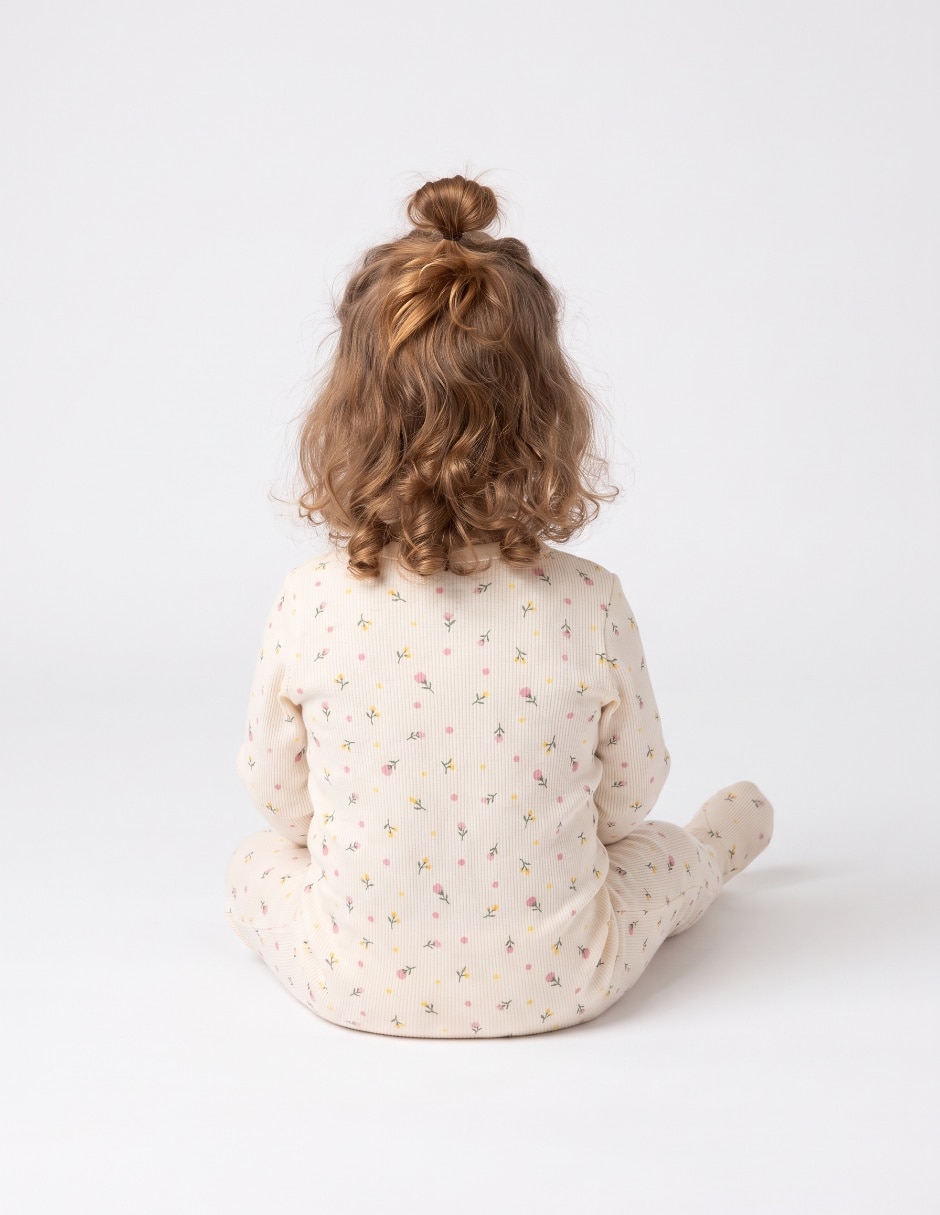 Conjunto de 3 piezas de algodón y elastano para bebé niña 2