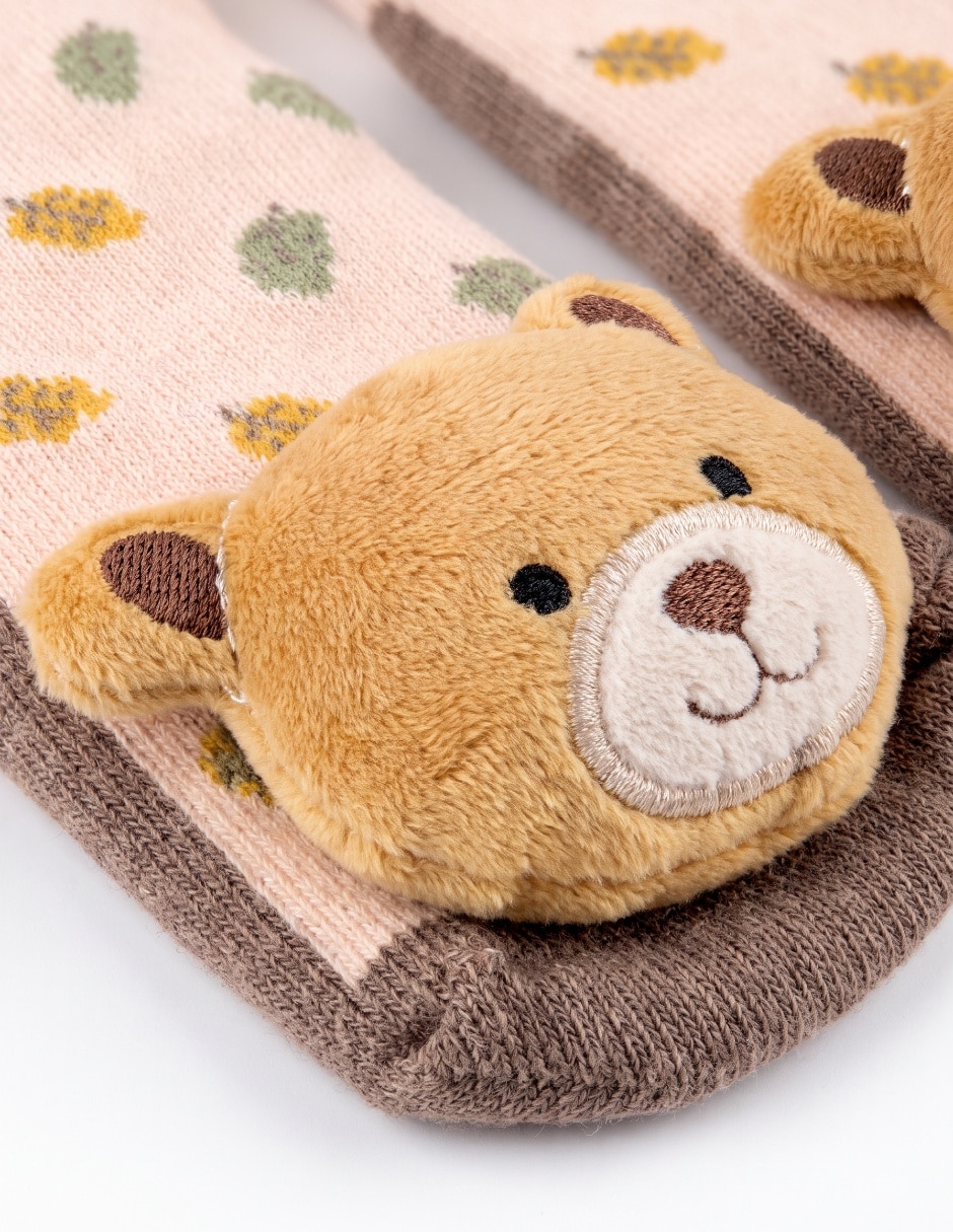 Calcetines antiderrapante de algodón para bebé niño 3