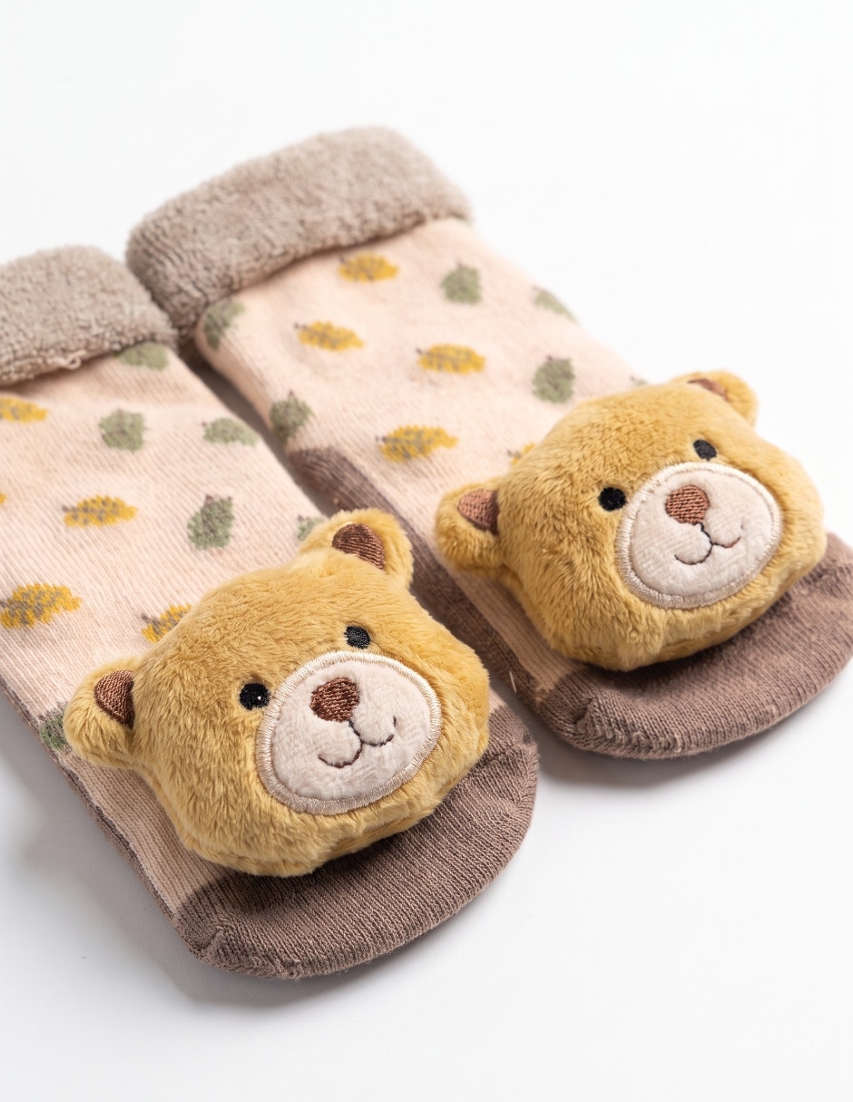 Tín antiderrapante de algodón para bebé niño 3