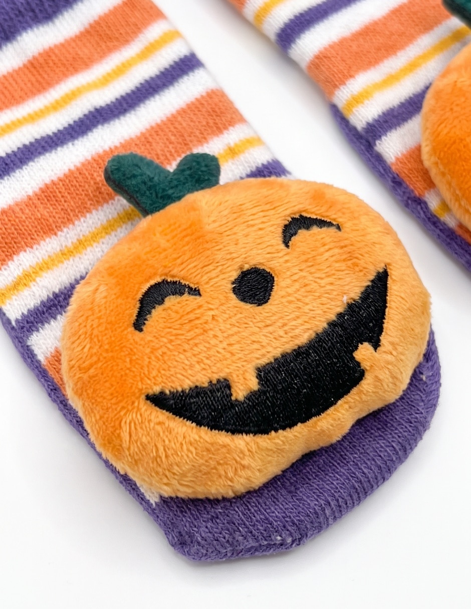 Tín antiderrapante halloween de algodón para Bebé Unisex 3
