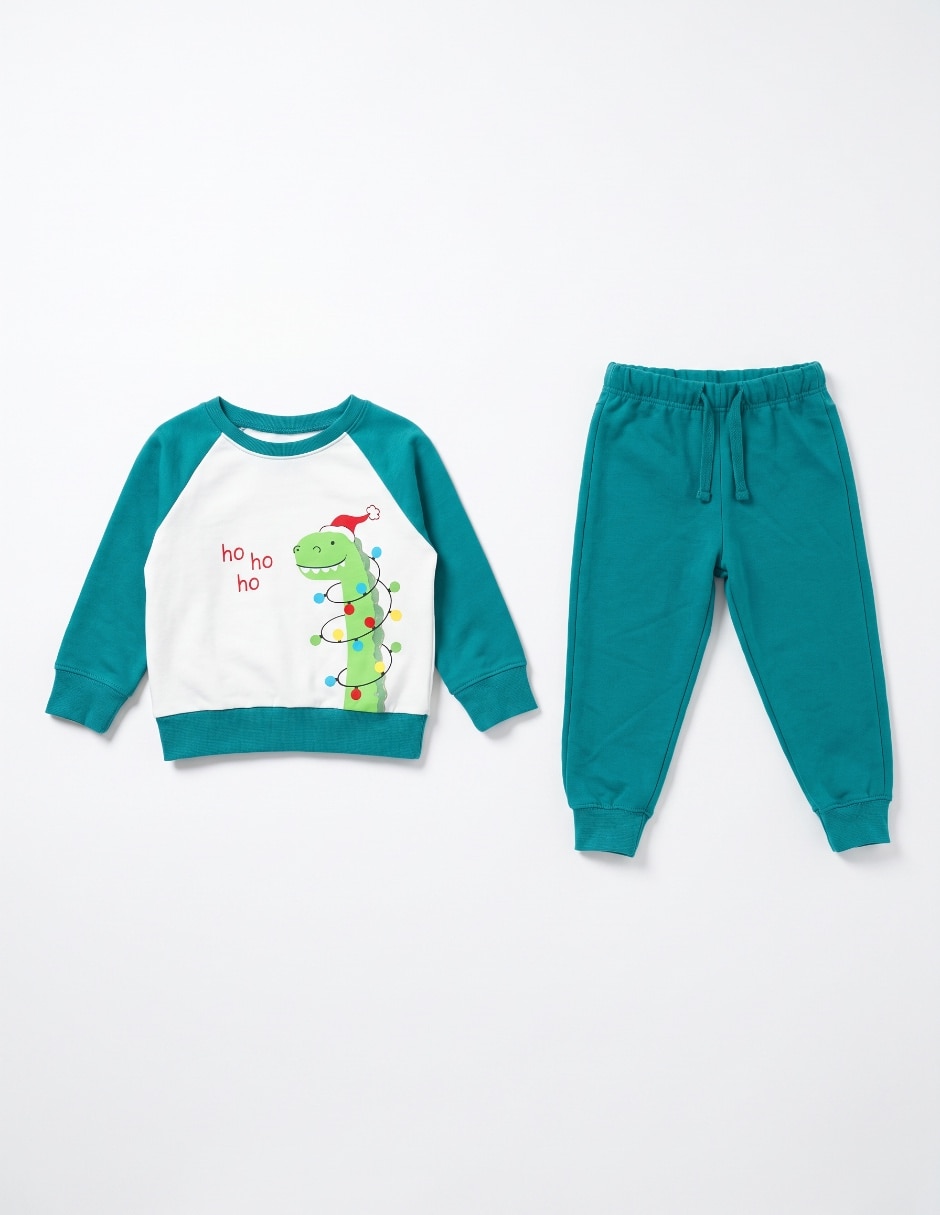 Conjunto pants sudadera para bebé niño 3
