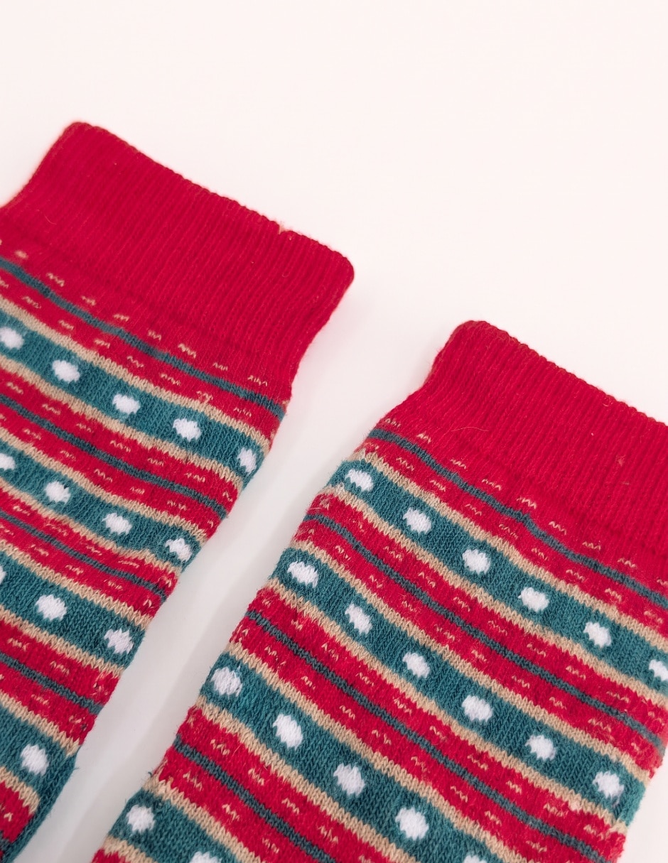 Calcetines antiderrapante navidad de algodón para bebé 3