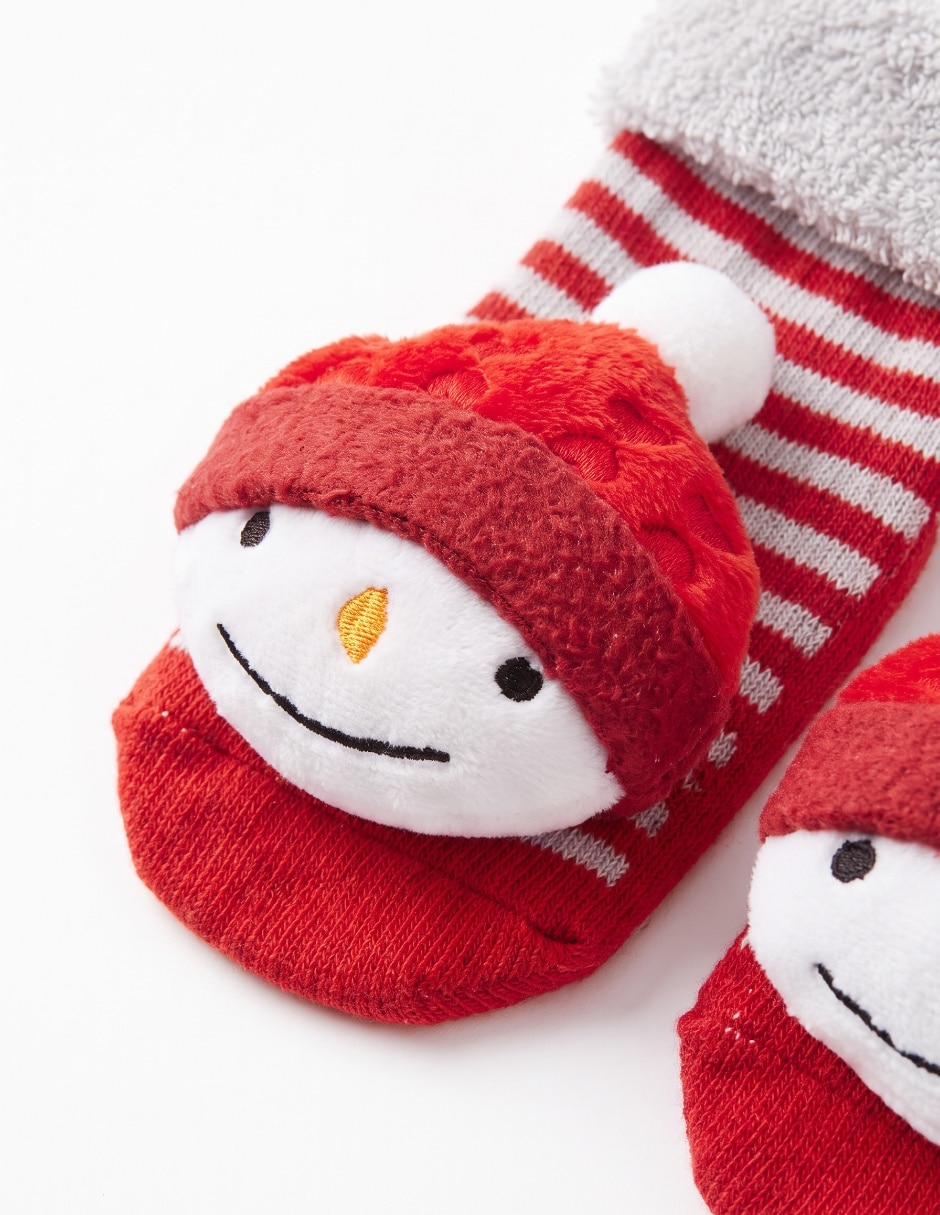 Calcetín navideño antideslizante para bebé 3