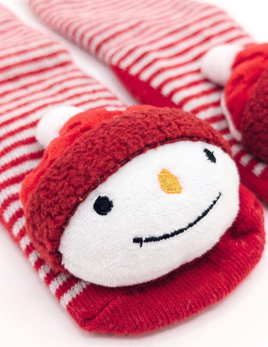 Calcetín navideño antideslizante para bebé 3