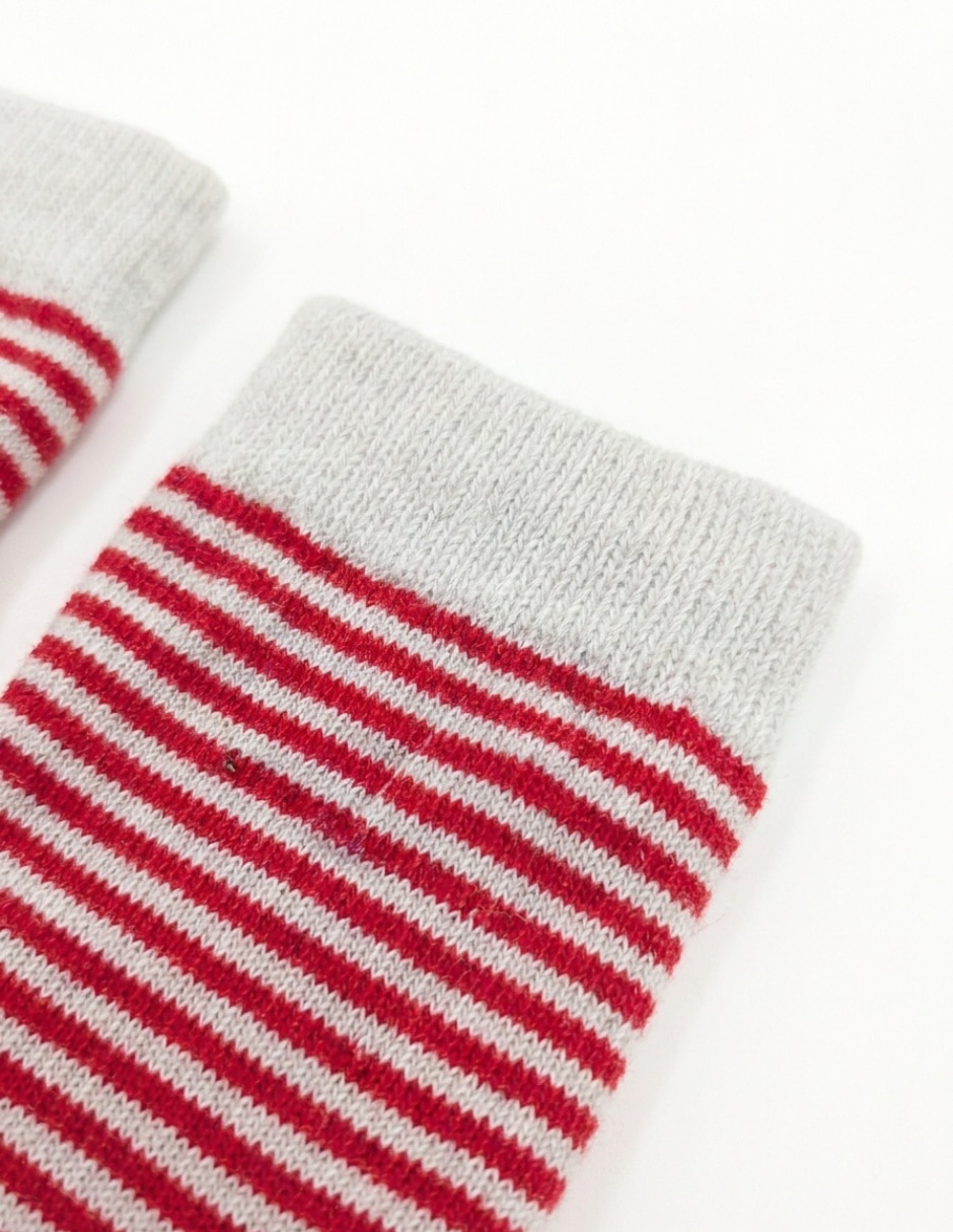Calcetines antiderrapante navidad de algodón para bebé 4