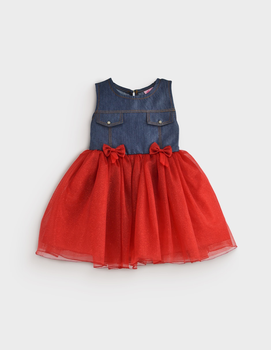 Vestido ves saori para bebé niña 1