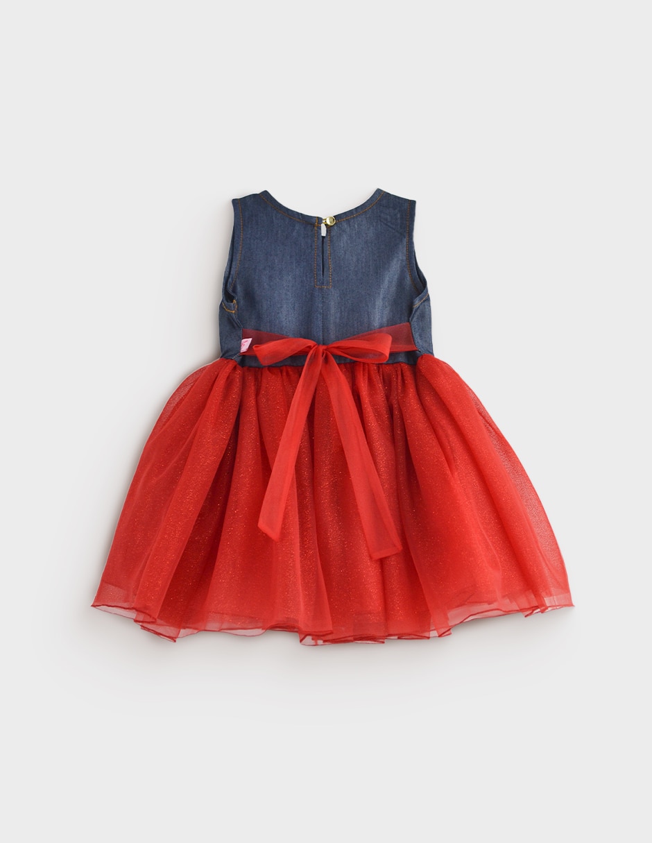 Vestido ves saori para bebé niña 5