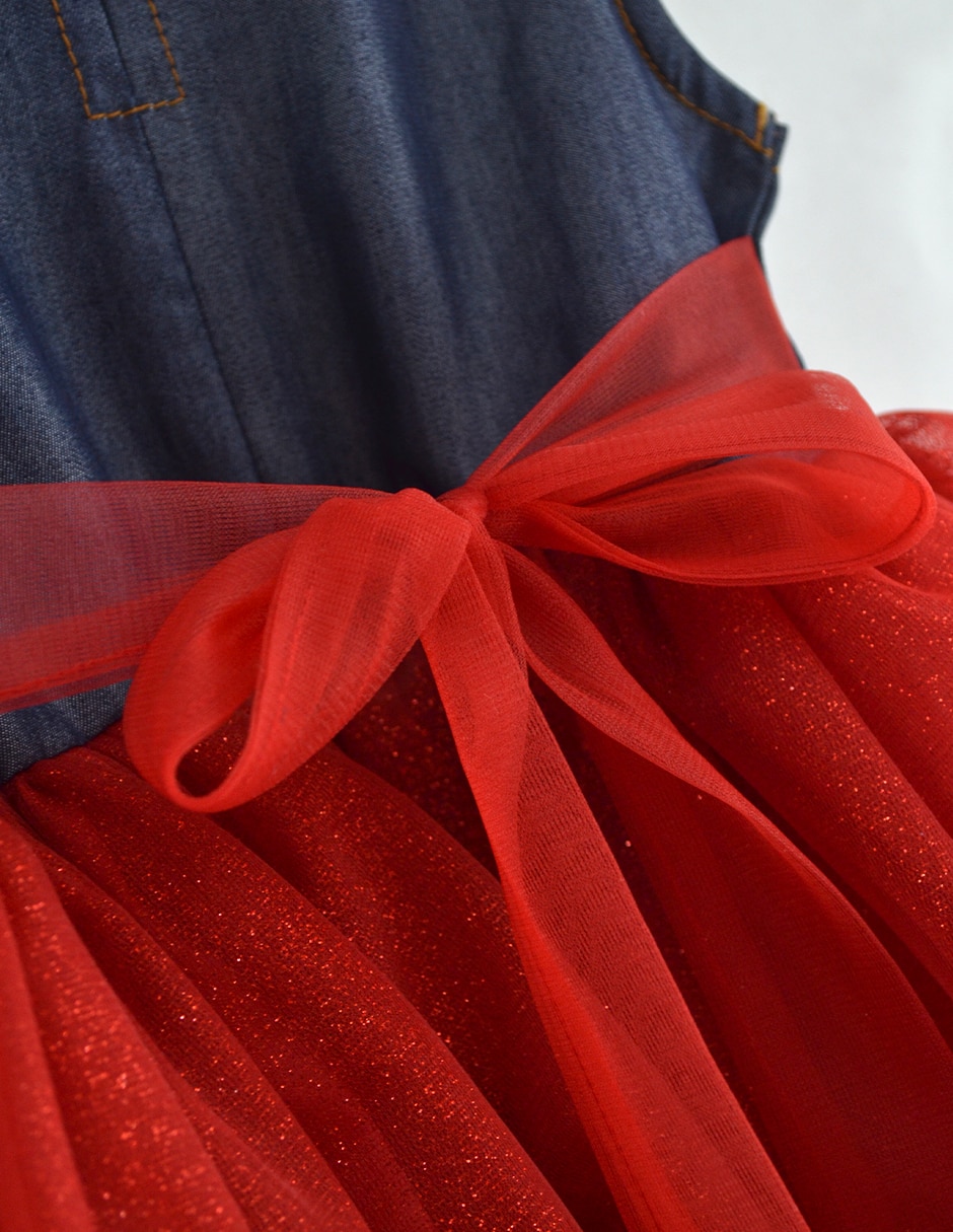 Vestido ves saori para bebé niña 4