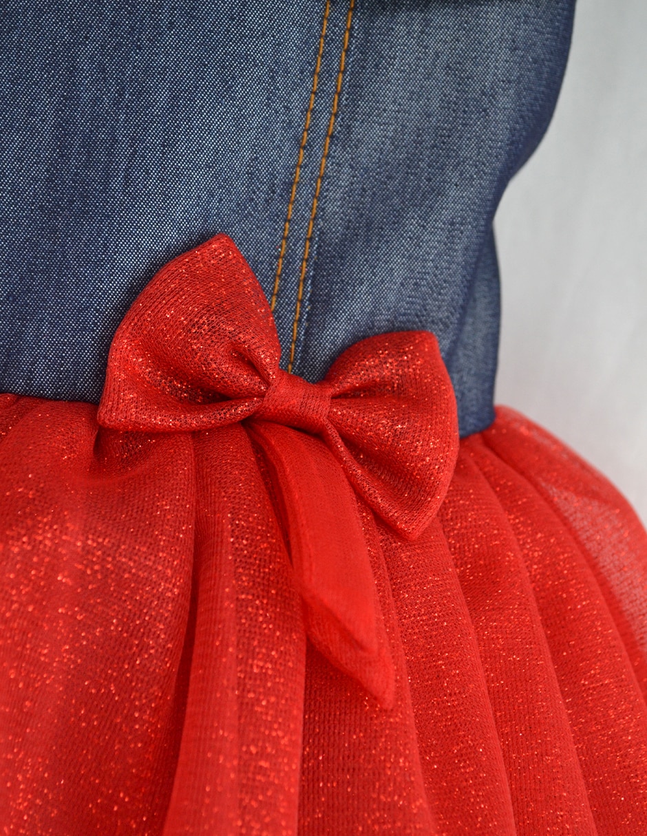 Vestido ves saori para bebé niña 3