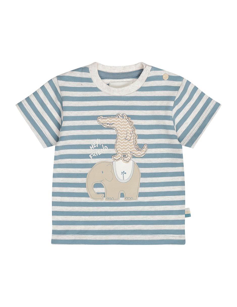 Playera manga corta para bebé niño
