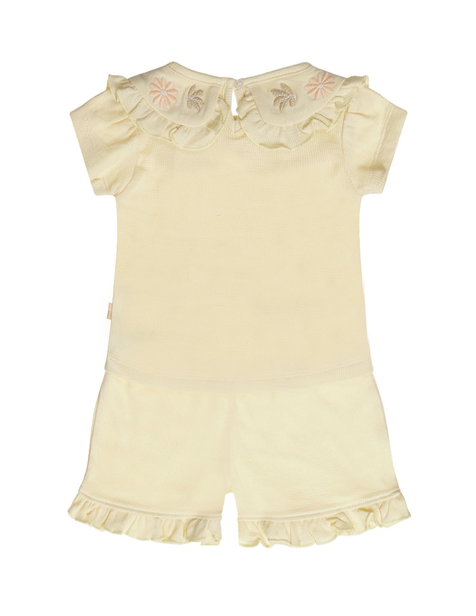 Conjunto Casual de Algodón y elastano para Bebé / Infantil Niña