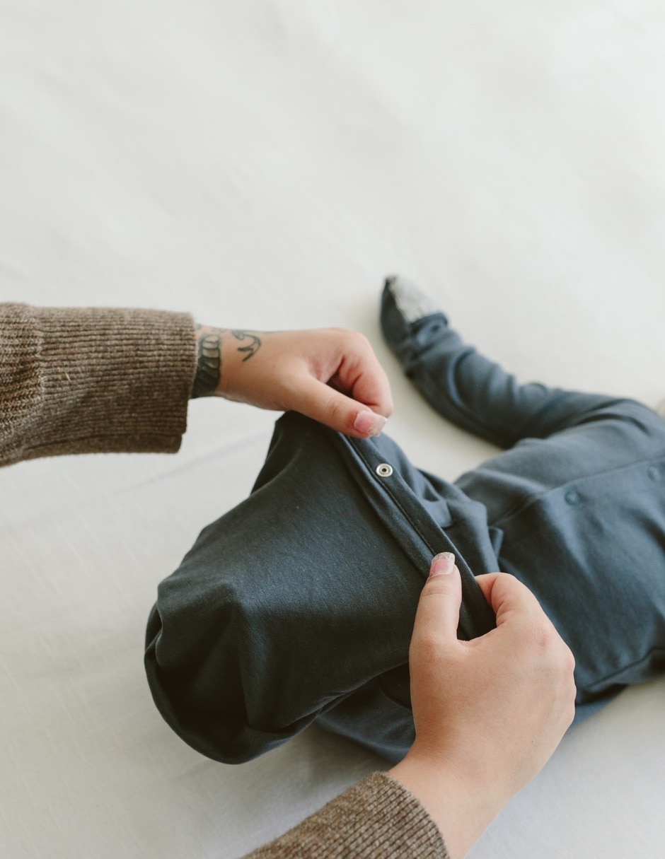 Mameluco de algodón orgánico para bebé niña 5