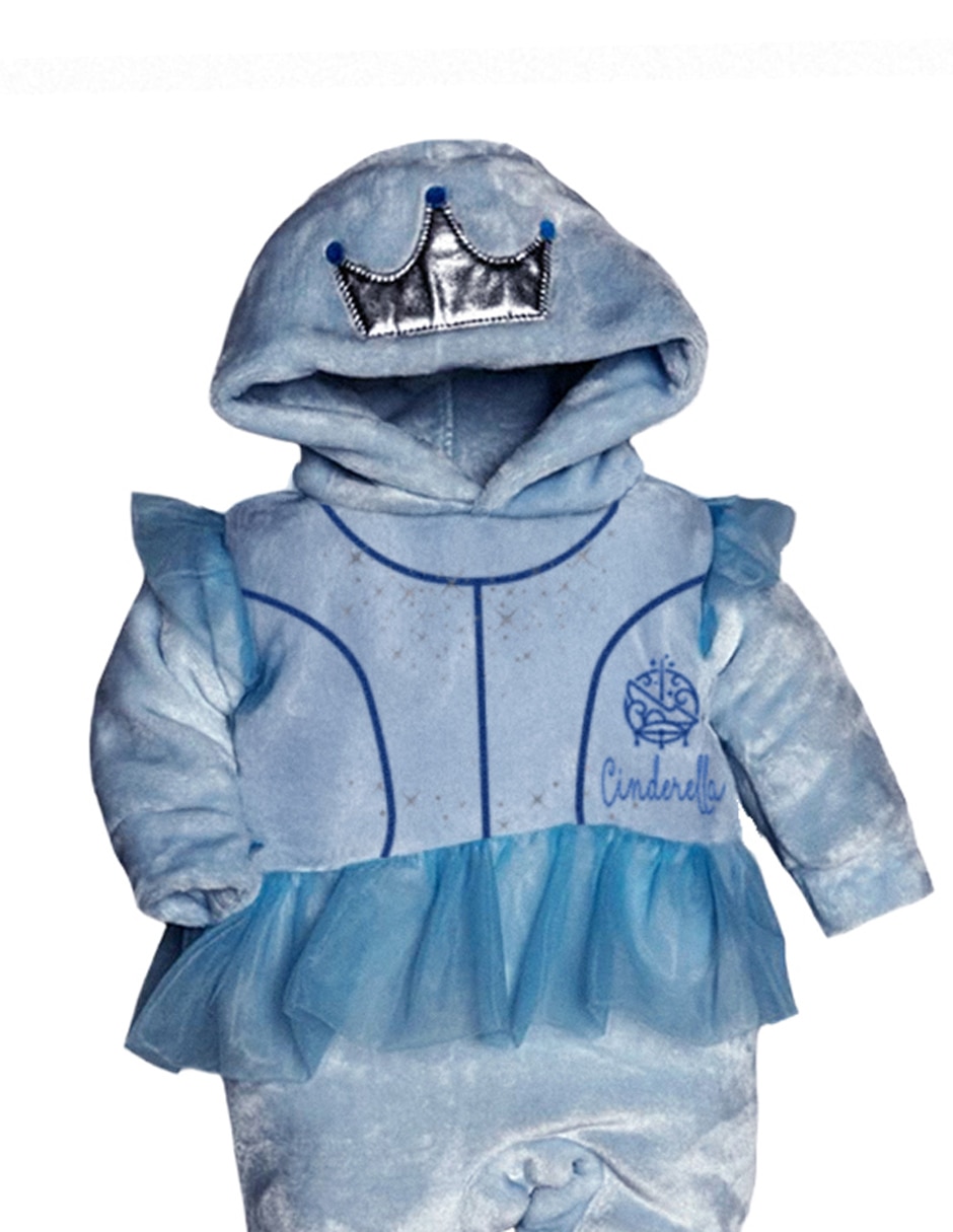 Mameluco princess de flannel para bebé niña 3