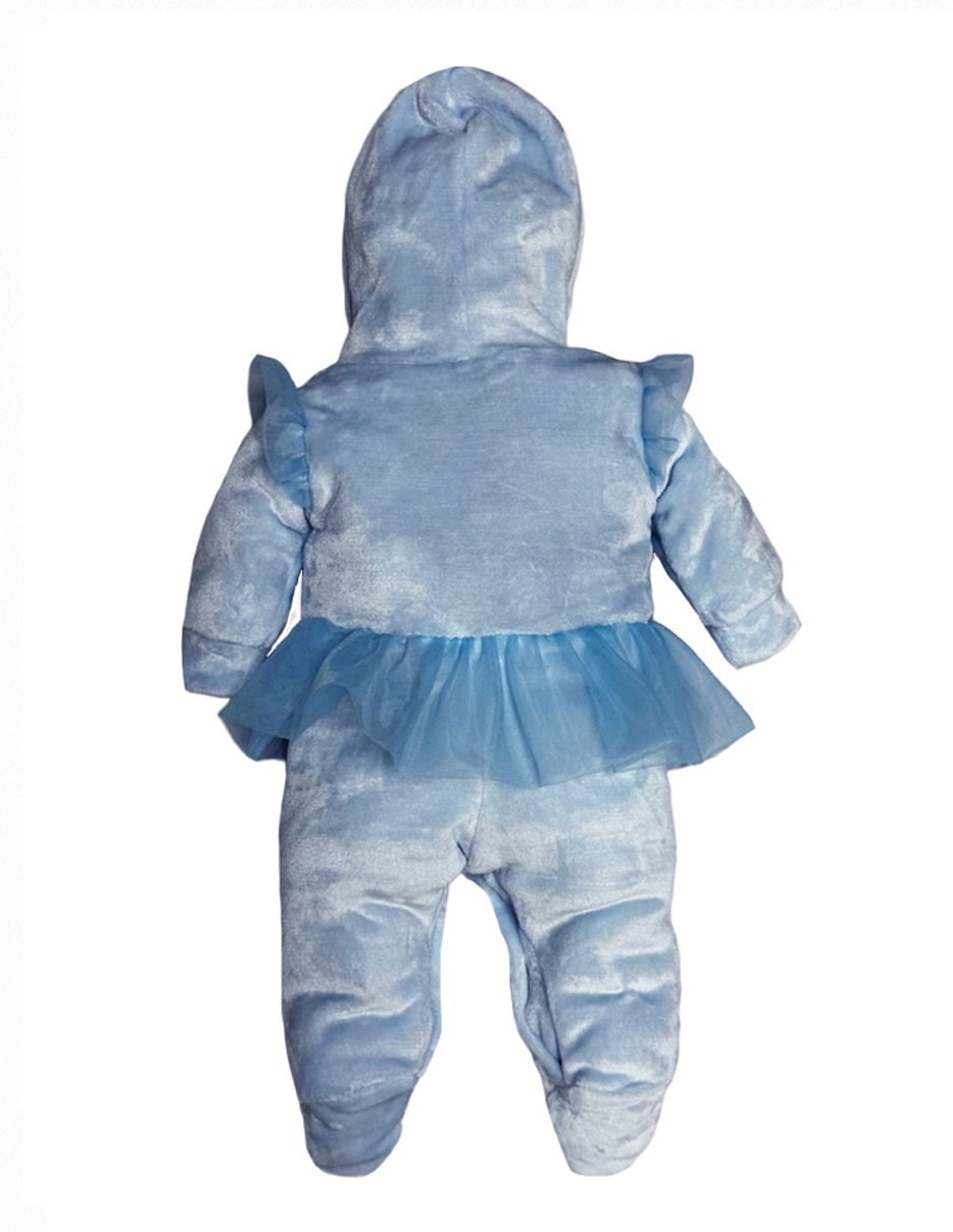Mameluco princess de flannel para bebé niña 4