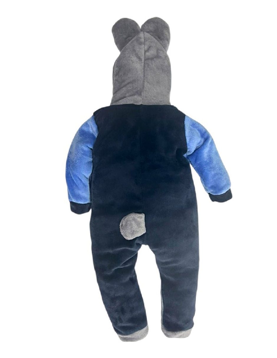 Mameluco zootopia de flannel para bebé niña 3