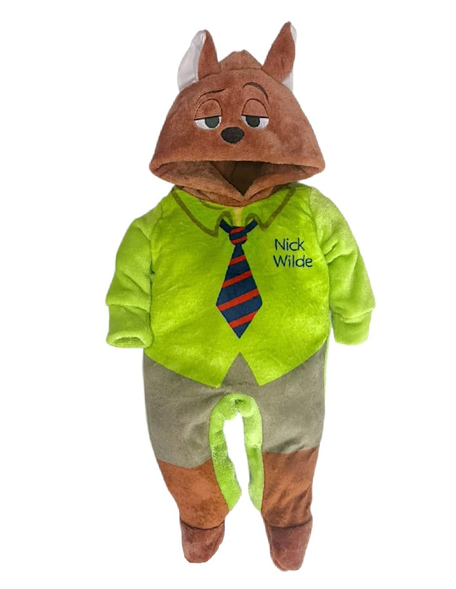Mameluco zootopia de flannel para bebé niño 2