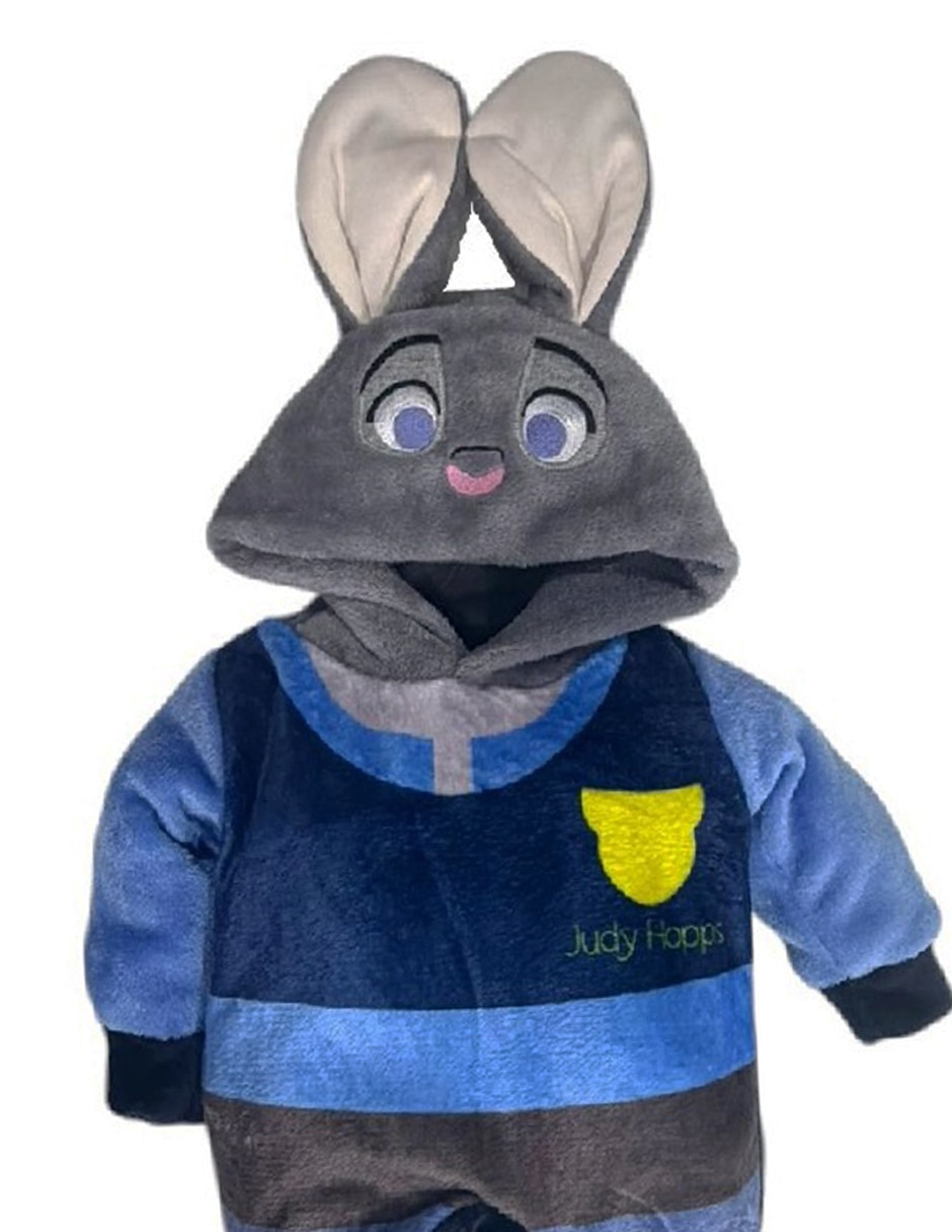 Mameluco zootopia de flannel para bebé niña 3