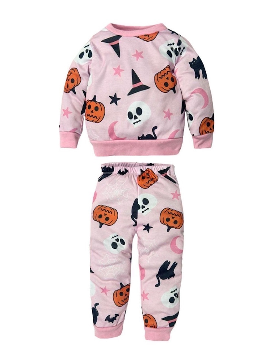 Conjunto pijama halloween para niña