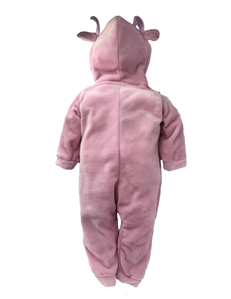 Mameluco lilo y stitch de flannel para bebé niña 4