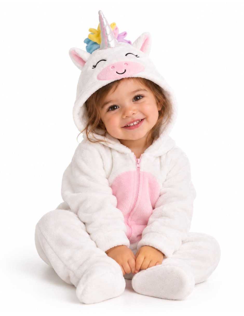 Mameluco unicornio para bebé niña