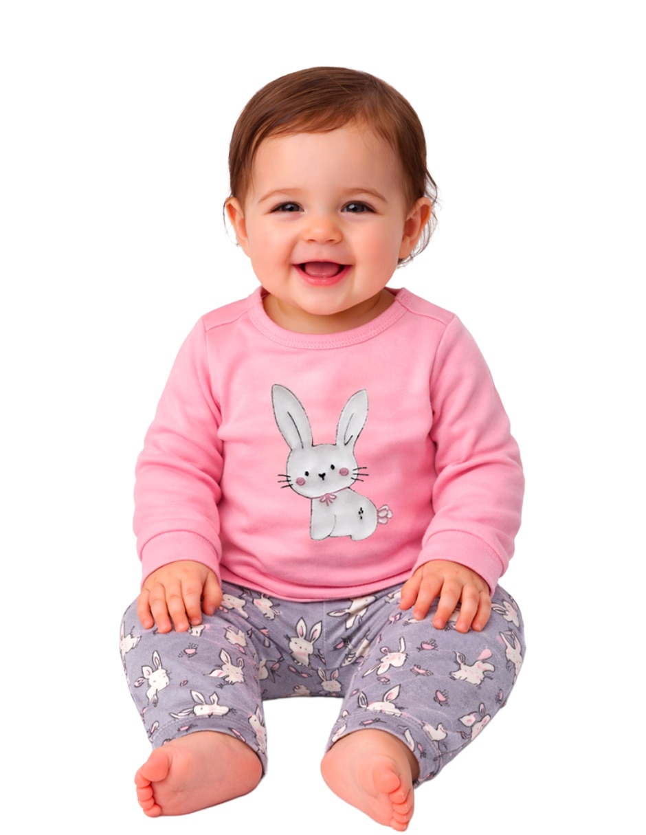 Conjunto pijama para bebé niña Conjunto pijama para bebé niña