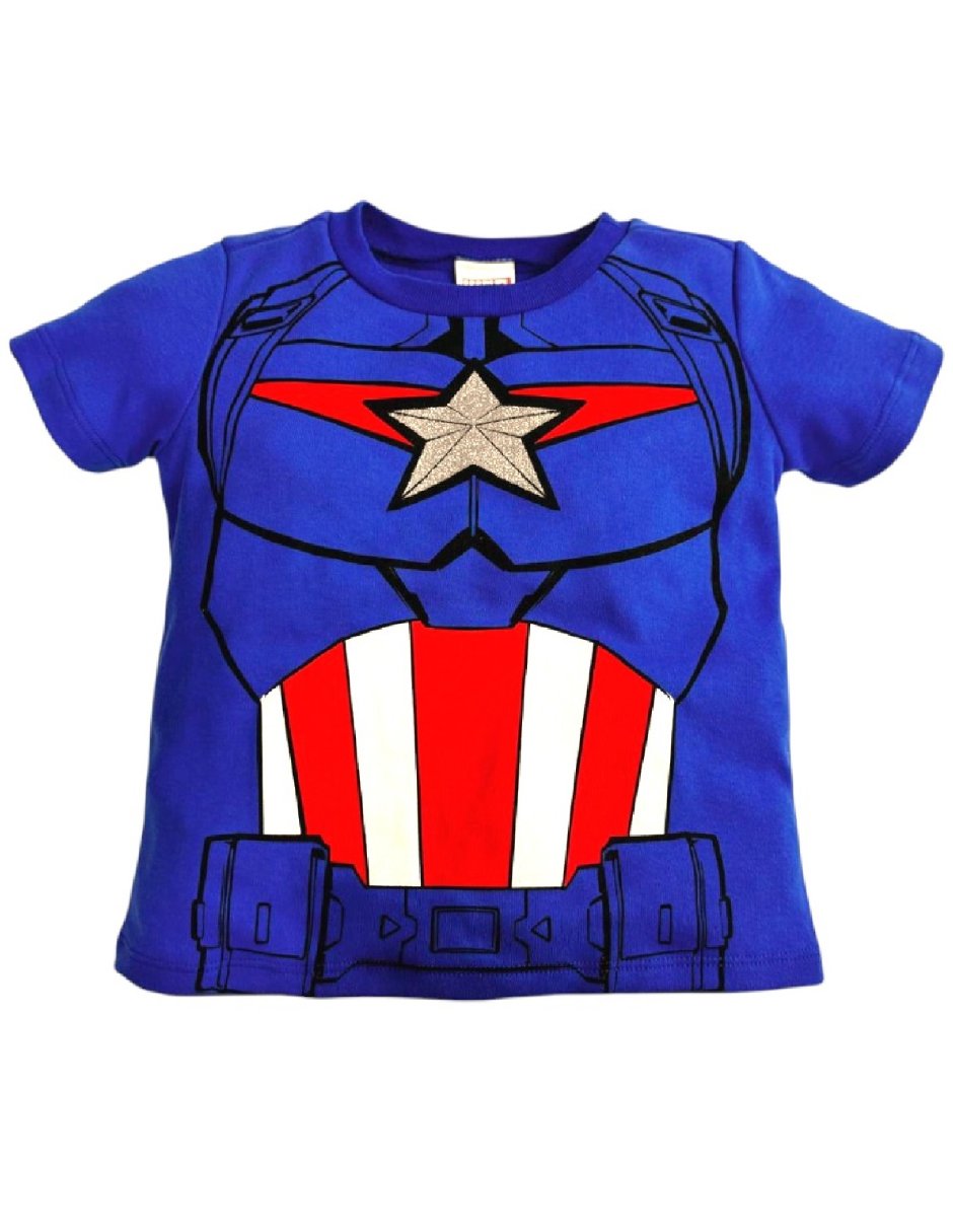 Conjunto casual capitan america de algodón unisex 3