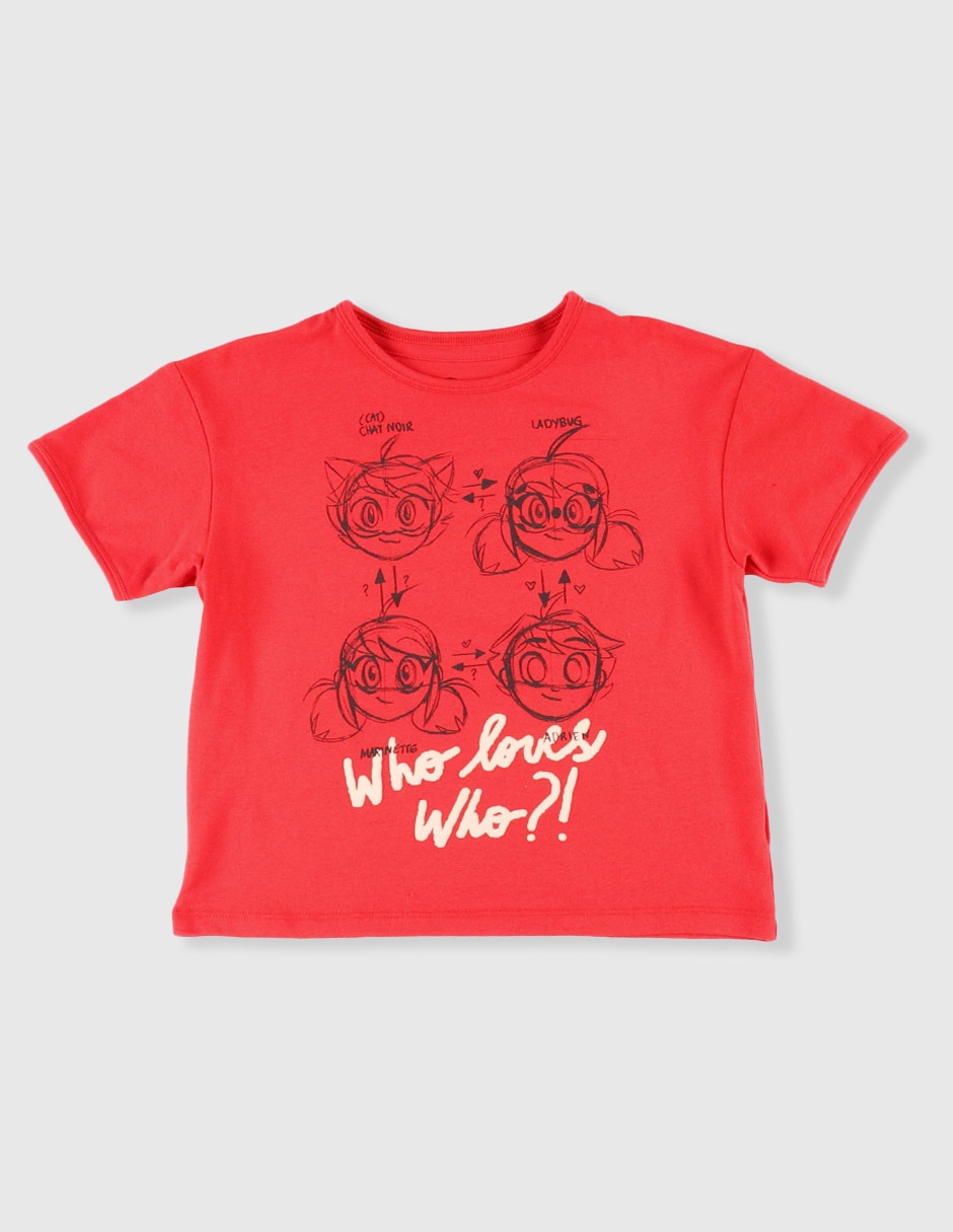 Playera manga corta para niña Playera manga corta para niña