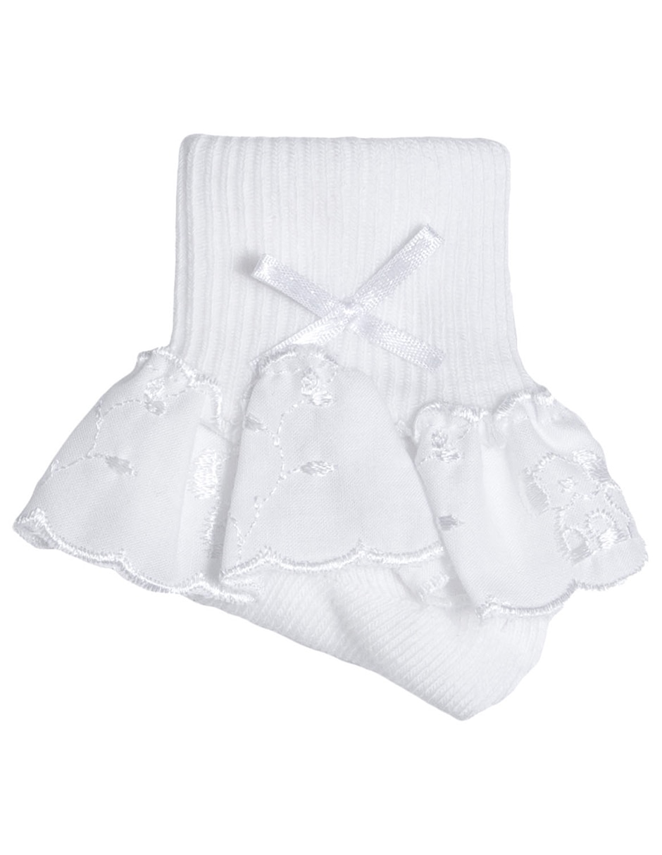 Tin Punto Blanco de algodón para niña