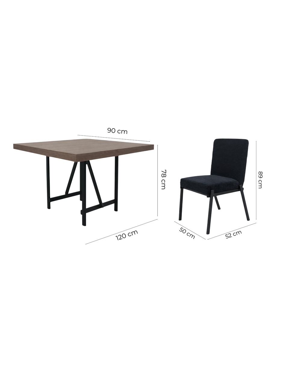 Comedor Zenta + Zenta para 4 personas 12